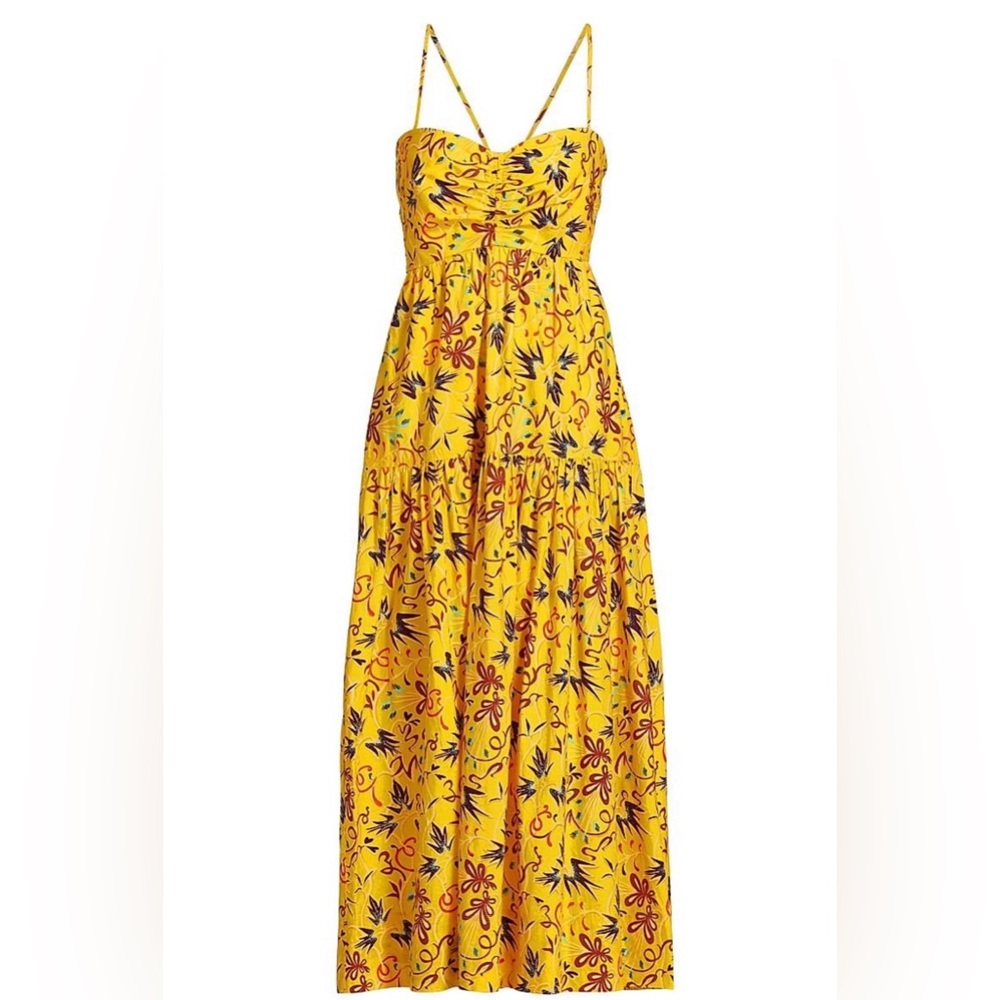 A.L.C. Arit Floral Maxi Dress Size 8